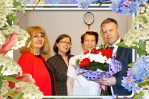 А сегодня мы поздравляем с 90-летним юбилеем жительницу нашего города - Ольгу Алексеевну Фомкину