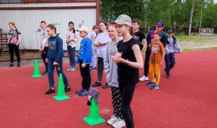 Спортивный праздник для воспитанников летнего оздоровительного лагеря МБОУ ДО "ДюЦт"