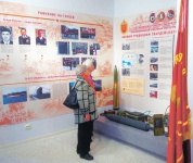 Ветераны посетили  выставочный зал «Выборг – город воинской славы»